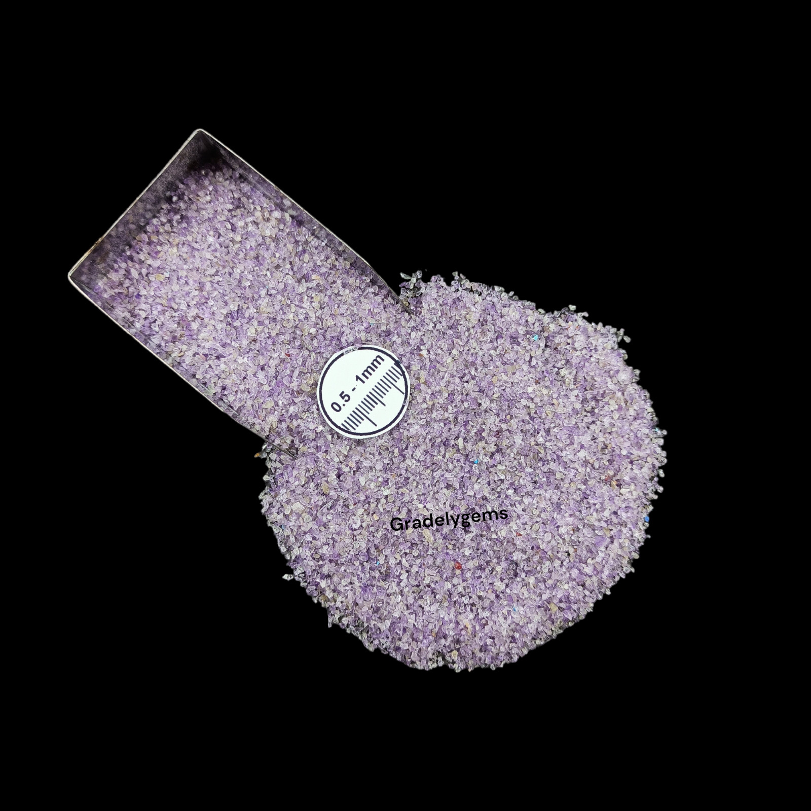 Authentic Amethyst Gemstone Crushed Powder – Premium Quality for Resin Art