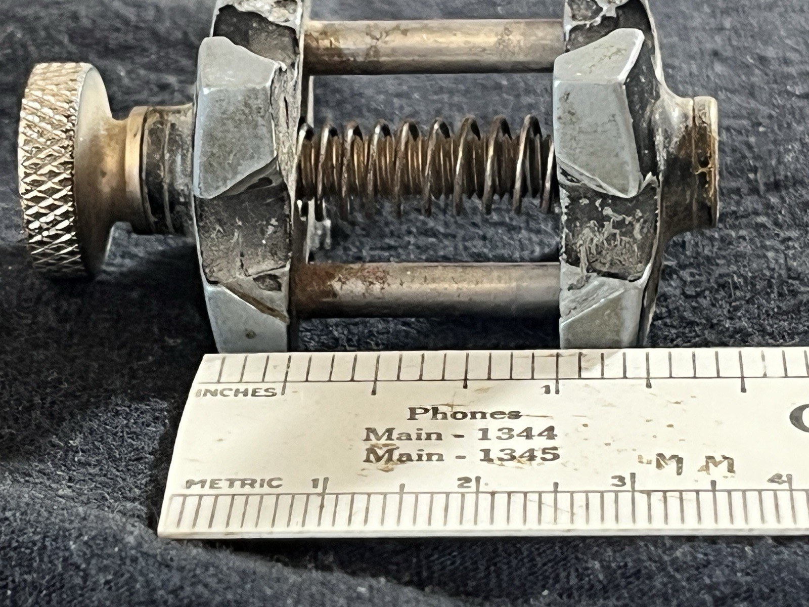 Vintage CE Marshall 4 Sided Watch Movement Holder Watchmakers Jeweler Bench Tool