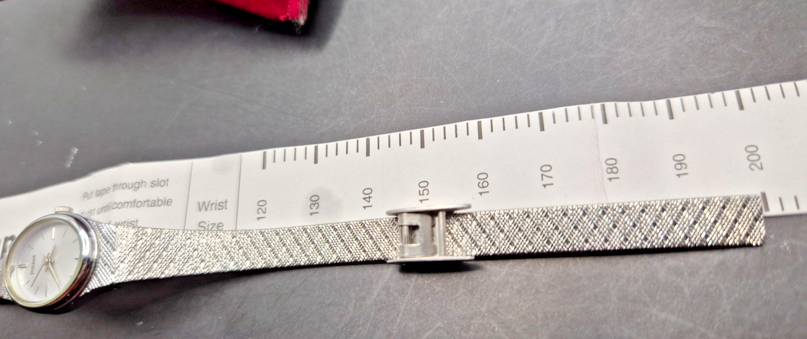 Rare Vintage PULSAR Ladies Dainty Silver Tone Dress Watch-VGC/Working