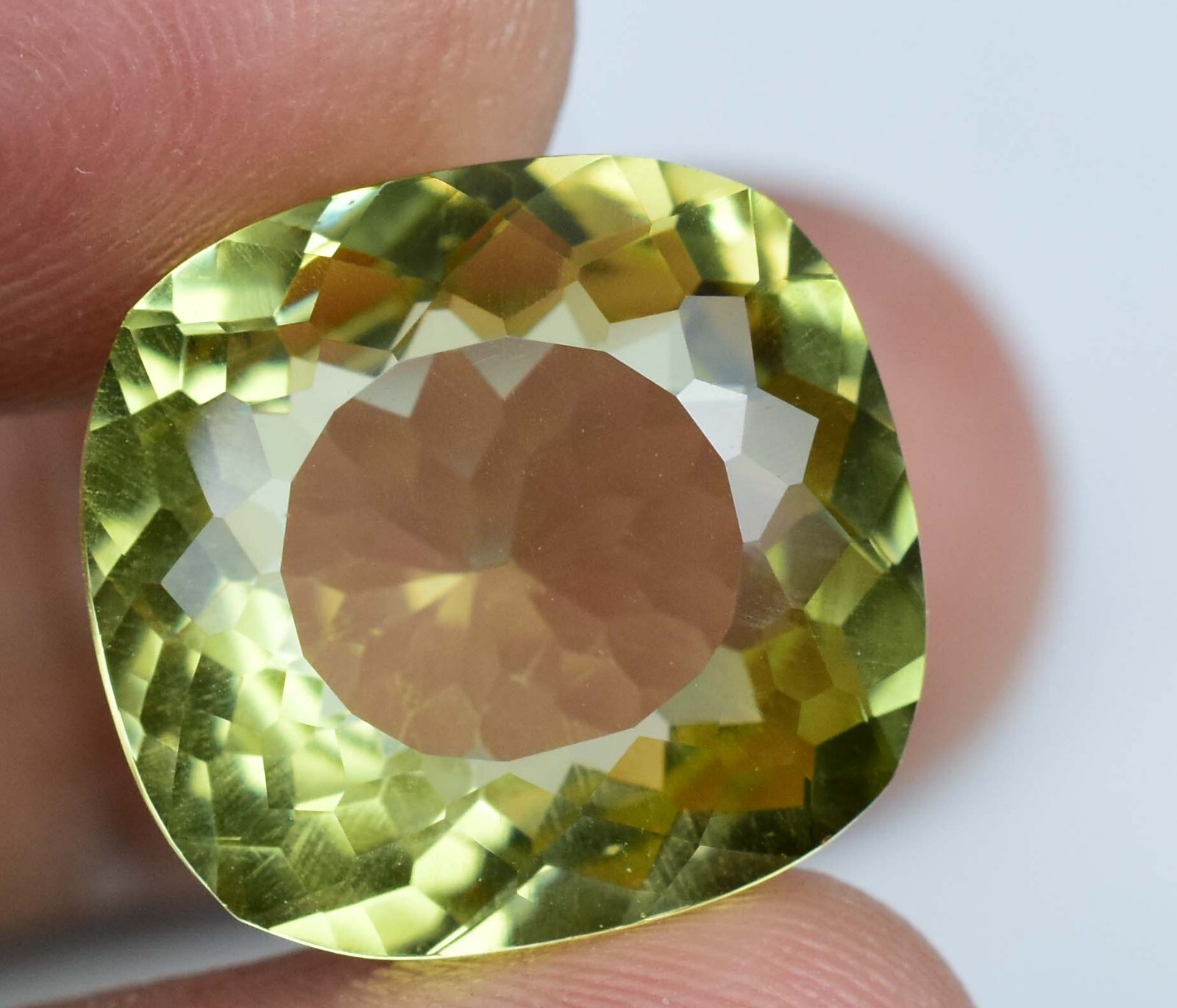 Flawless 14.85 Ct Natural Yellow Tanzanite Cushion Certified AGL Loose Gemstone