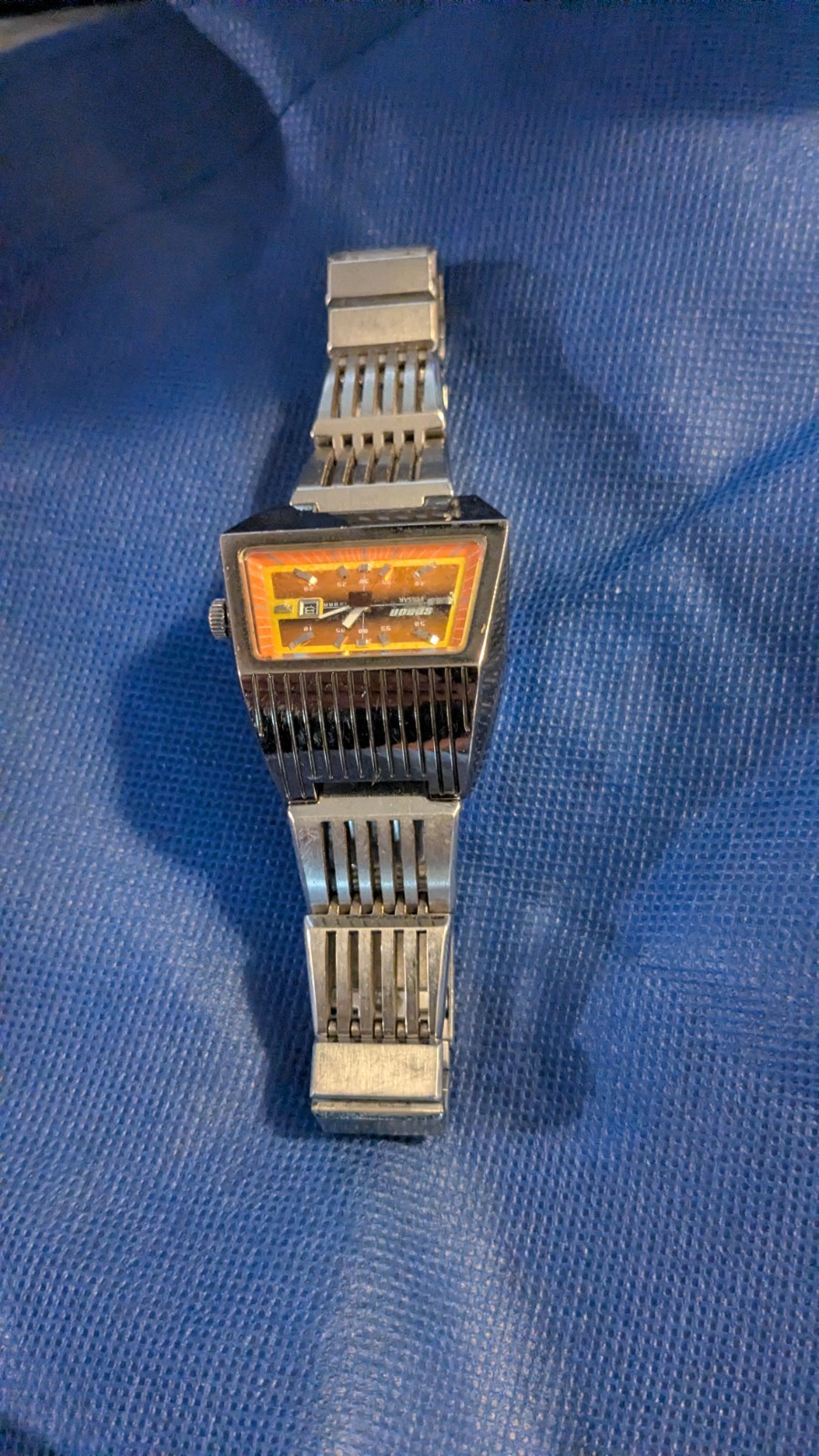 RARE VINTAGE PULSAR SPOON MEN WRISTWATCH REF:V782-5B20 CIRCA:1970’s-VGC