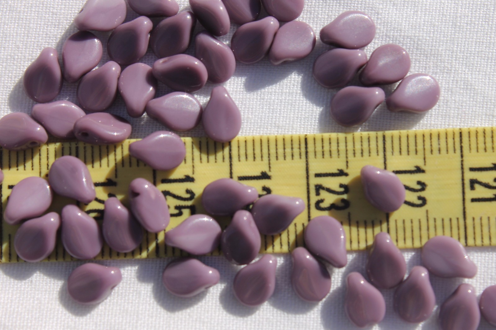 5x7mm Pip Preciosa Czech Glass Beads # 197-L Opaque Lavender 50pcs