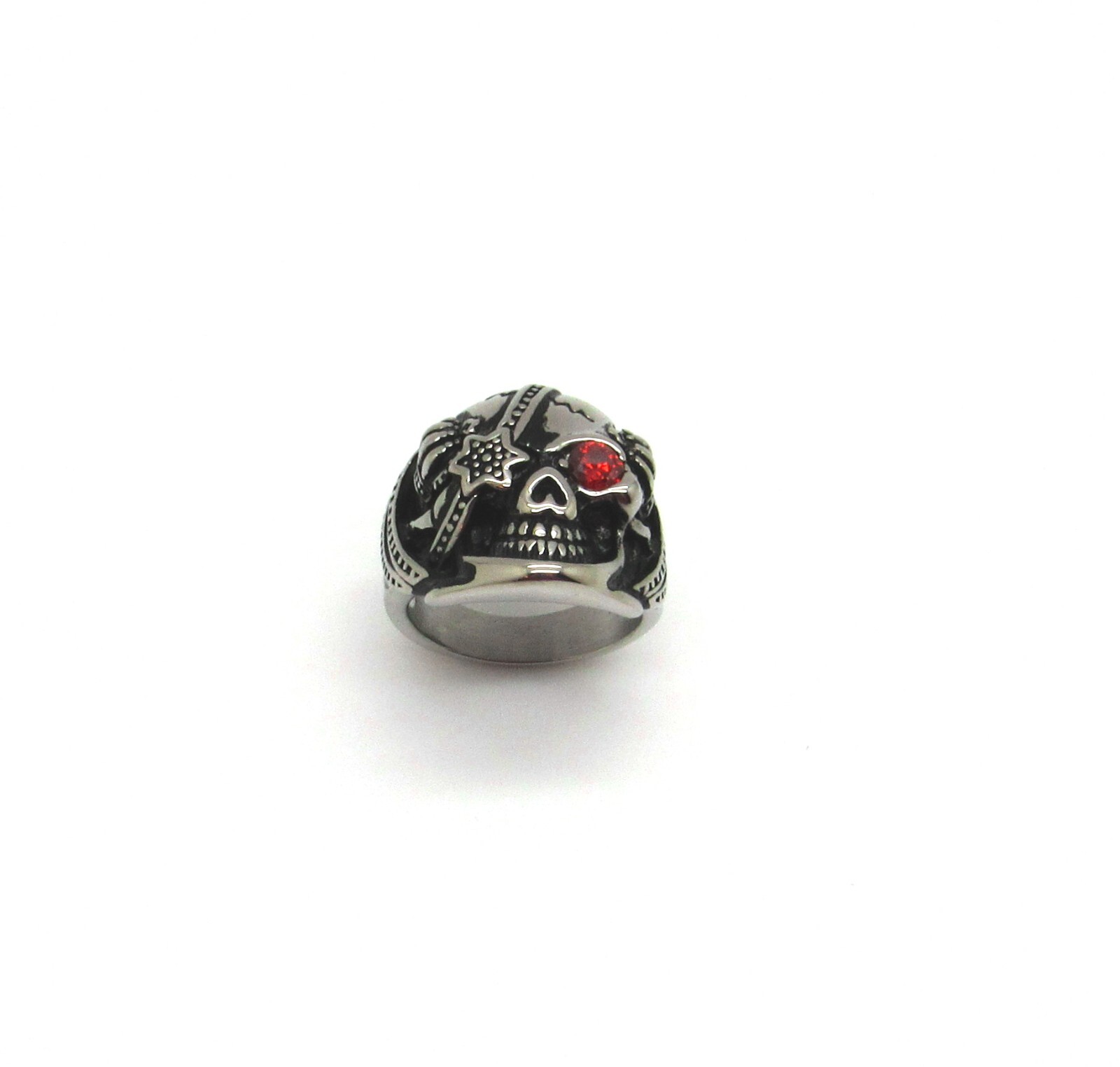 NEW Stainless Steel Biker Ring, Men’s ring size 10,13 only