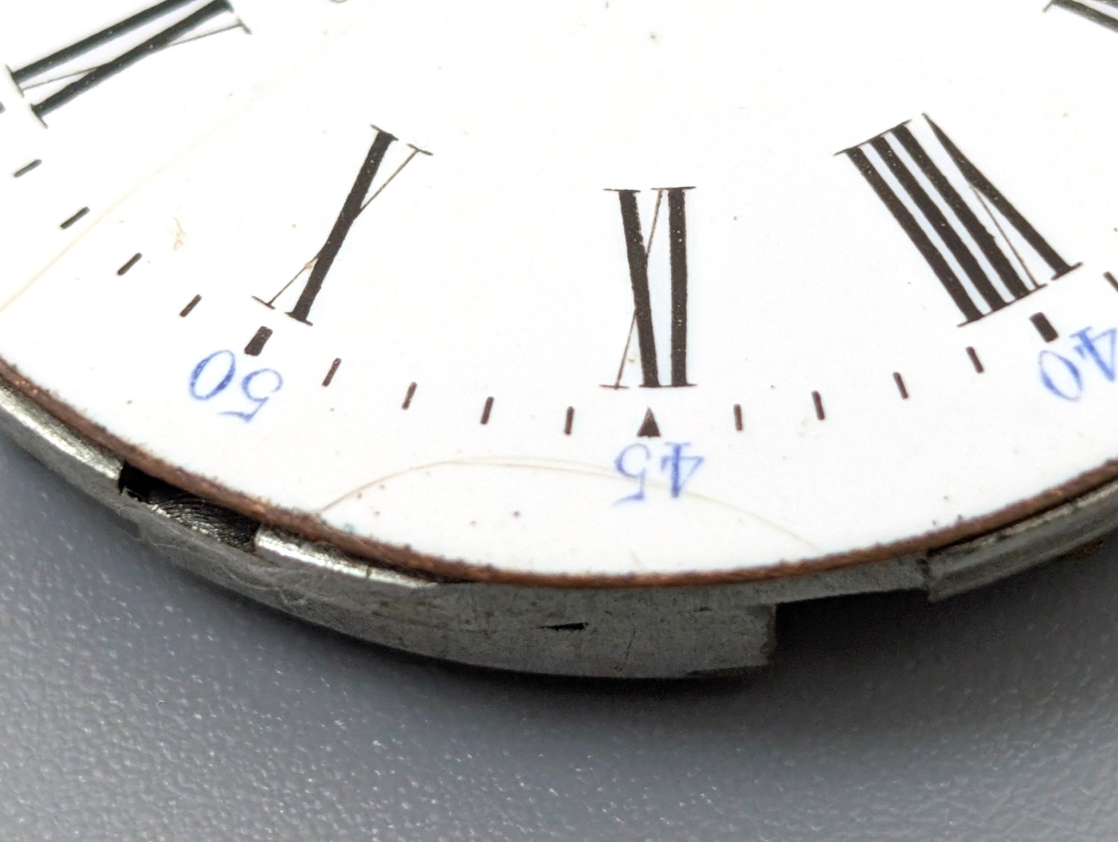 Vintage THE KING 35mm Swiss Made Formal Dress Pocket Watch Movement PARTS REPAIR