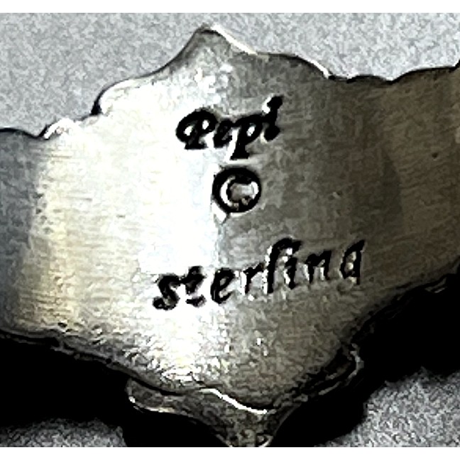 PEPI 925 STERLING SILVER OTTOMAN STILE RING SIZE 9.75 SKY