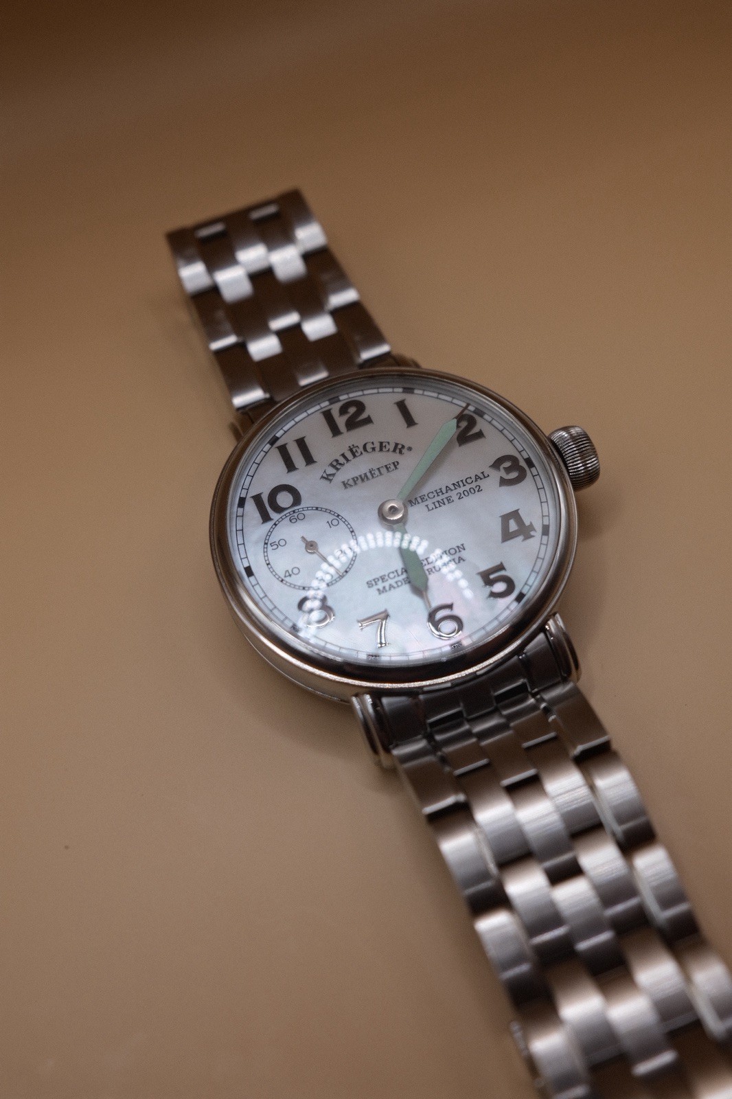 Rare Krieger Gigantium Special Edition Russia Mens Watch 43mm (Only 1000 made)