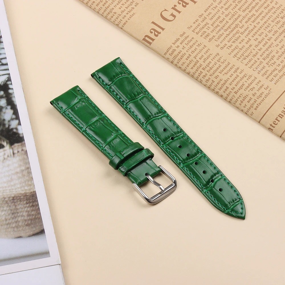 Crocodile Leather Watch Band Men Genuine Crocodile Watch Strap Quick Release