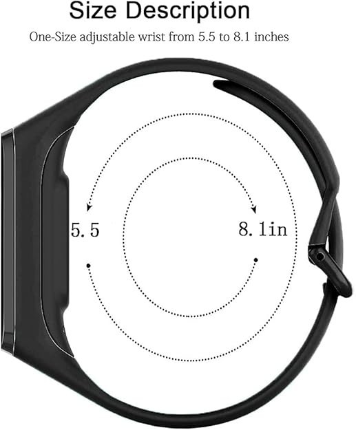 6 Pack Replacement Bands Compatible with Samsung Galaxy Fit 2 SM-R220 for Women