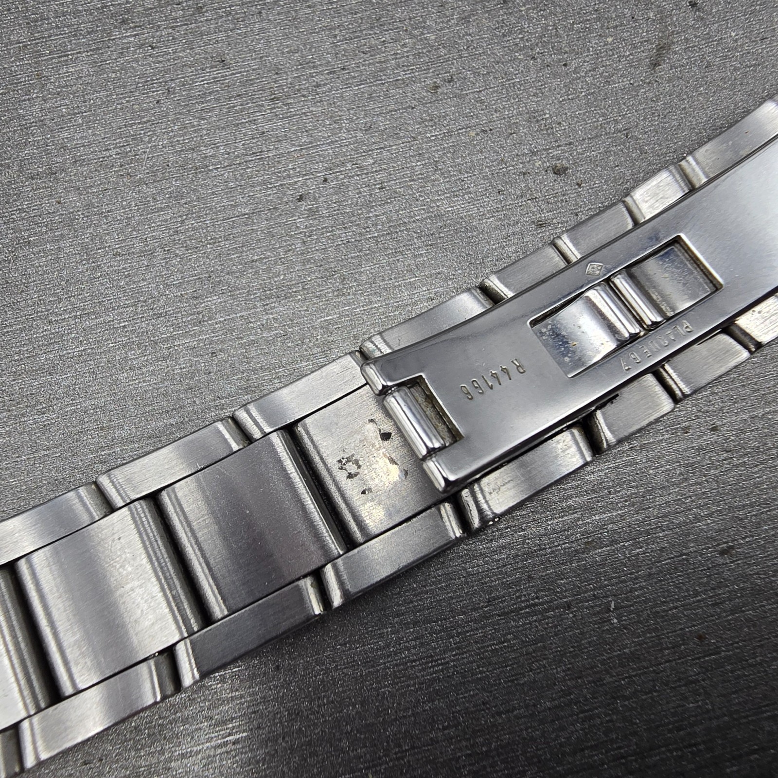 Movado Museum Bracelet 18mm Two Tone Stainless Steel Butterfly Clasp 85-G1-885