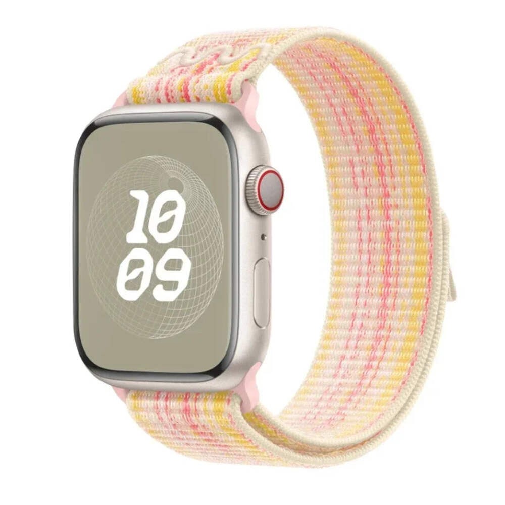 Nylon Band for Apple Watch Band Ultra 2 49mm 44mm 40mm 45mm 41mm 42mm 40mm Brace