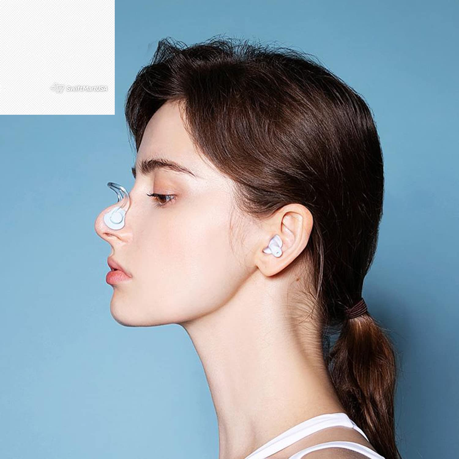 10Pcs Nose Clip for Swimming Nose Plugs for Kids and Adults Multi-Color