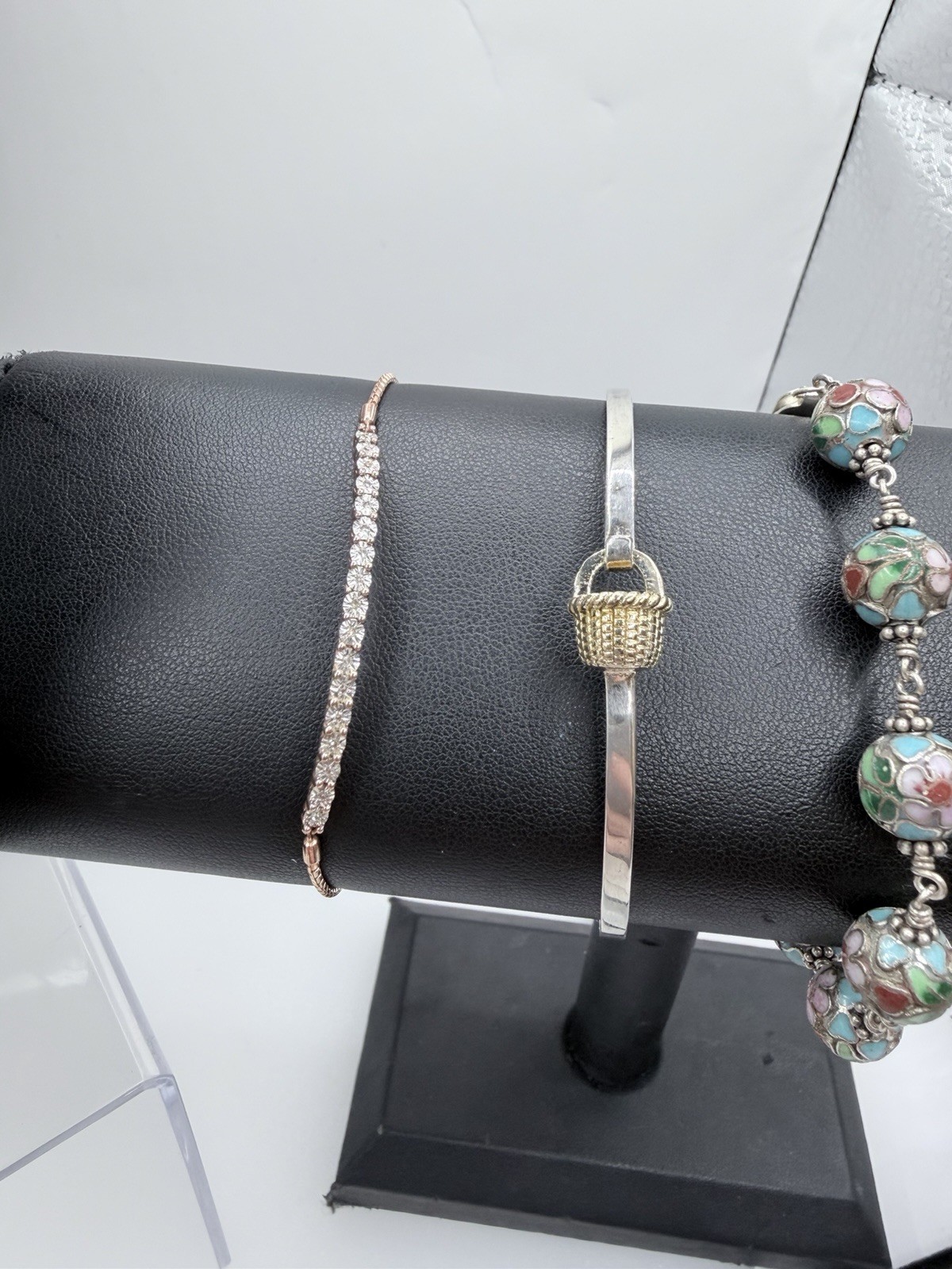 Sterling Silver Jewelry Lot 925 Turquoise Cloisonné Vermeil – SIGNED- 70.11g
