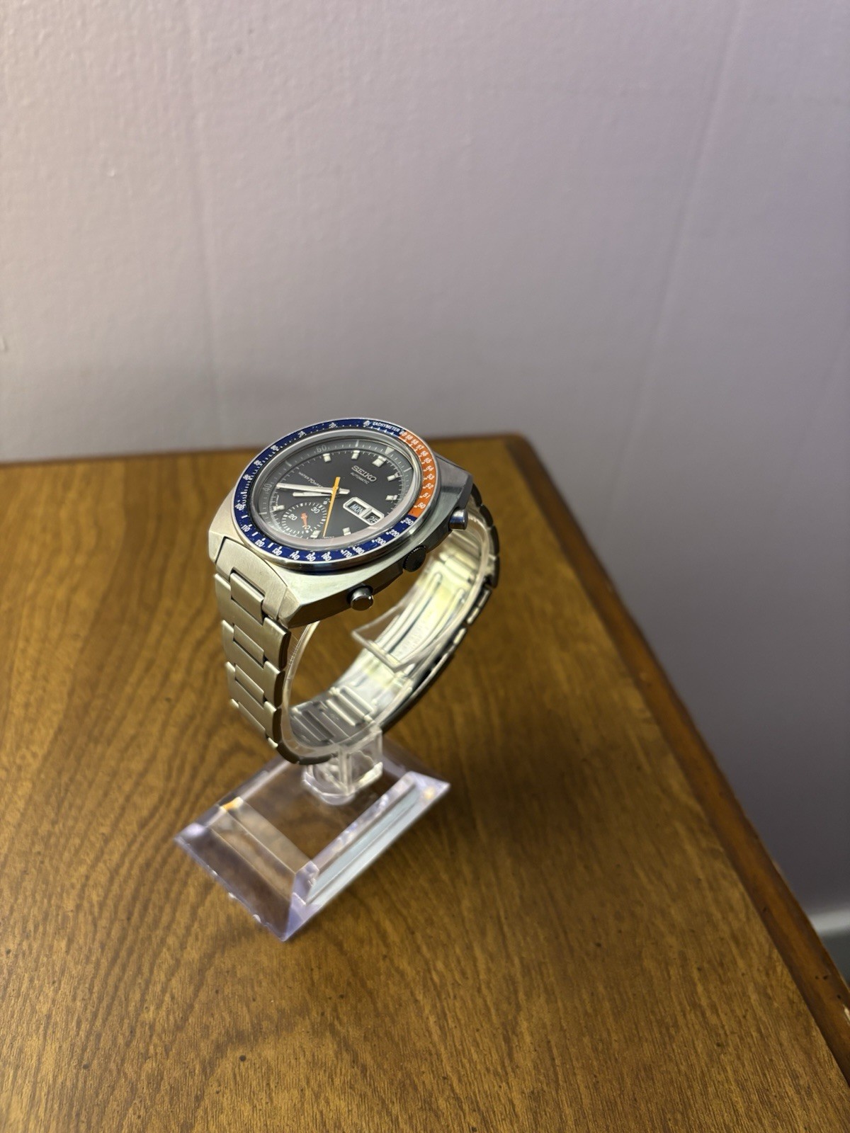 Seiko 6139-6005 “Cevert” Automatic Chronograph Watch Original 1972