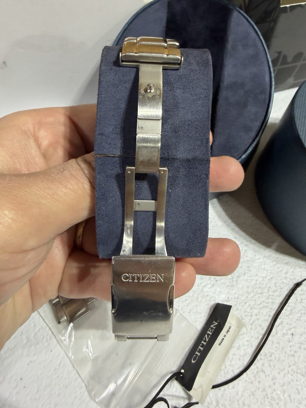 Citizen Men’s Blue Angels World Chronograph Eco Drive Watch AT8020-54L