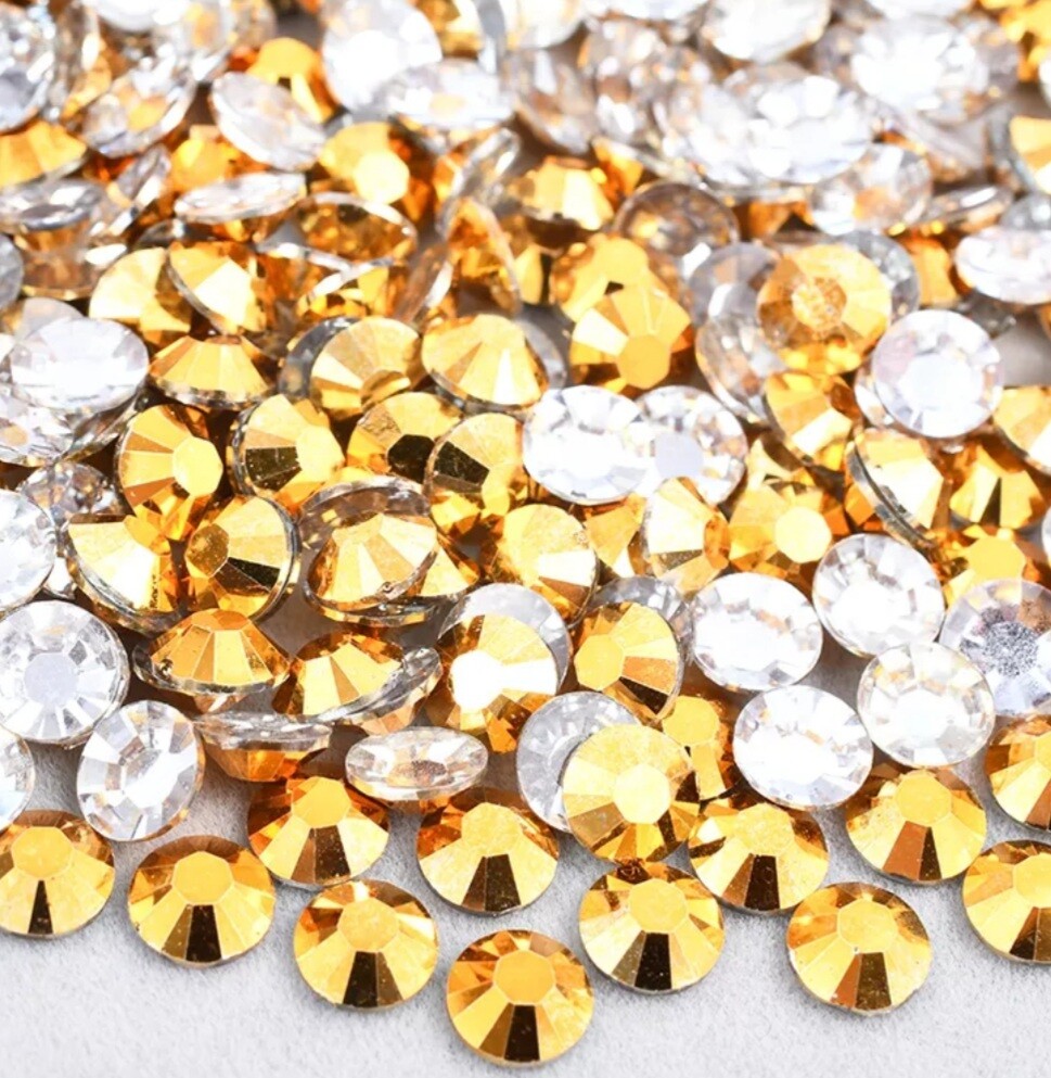 RESIN Rhinestones 3MM/SS12 QTY 1000-5000 Flatback Round Crystals Bling NON HOTFX