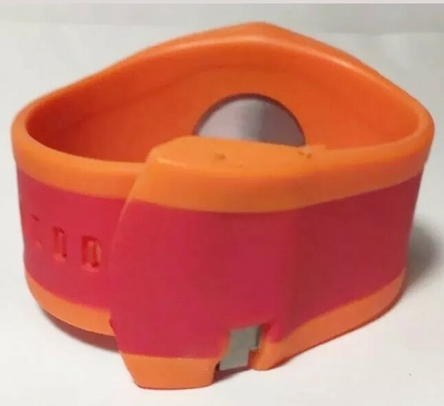 Odm Watch Green Face Orange Red Silicone Wide Band Blue Bezel Men Women New