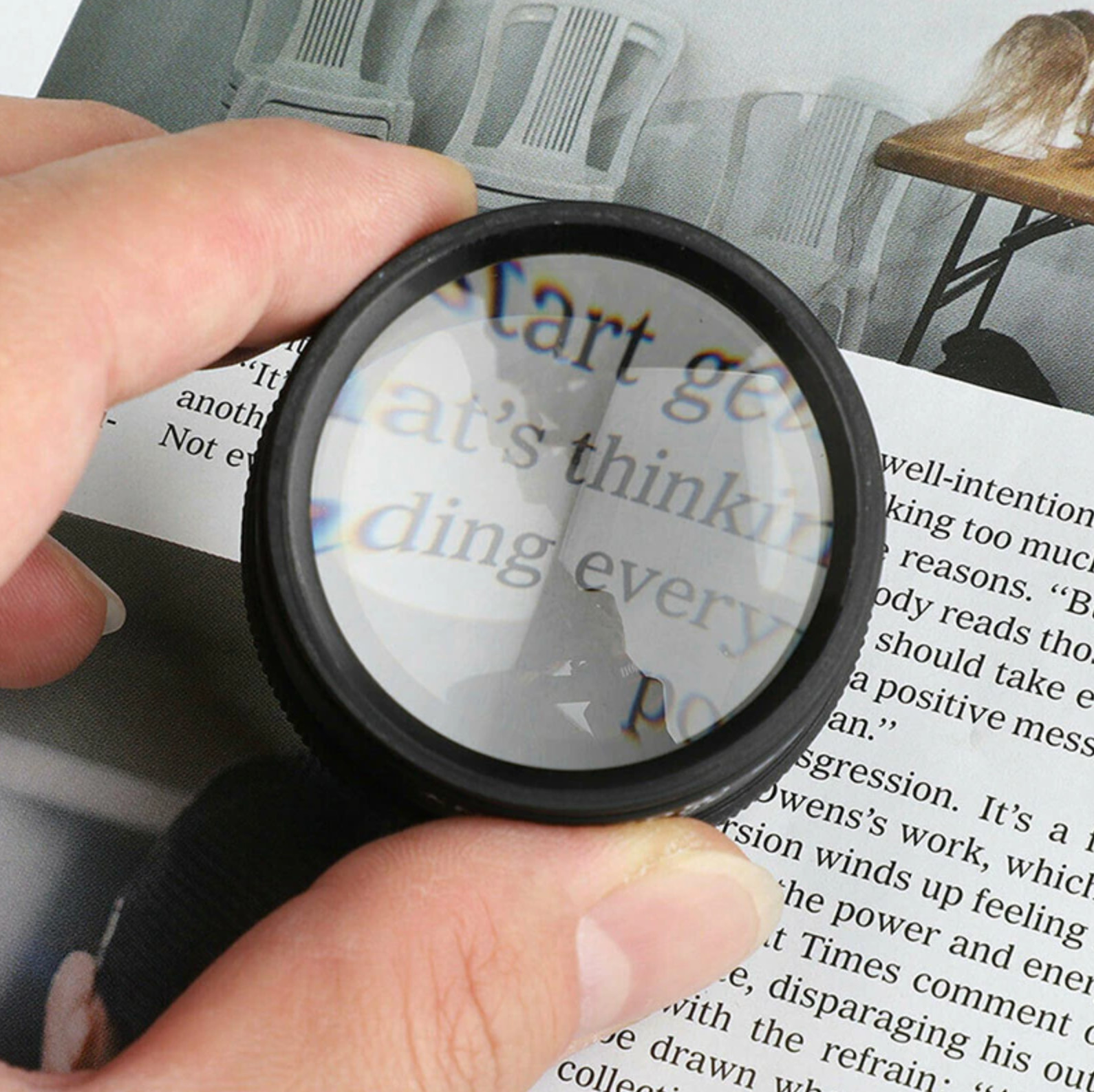 40x Magnifying Glass Eye Loupes Loop Optical Magnifier Jewelry Watch Repair Tool