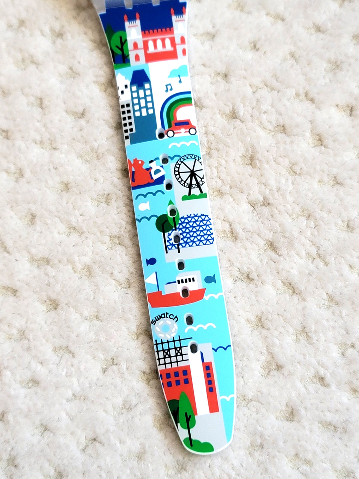 NIB RARE Swatch L’ESPRIT Destination Watch MONTREAL Exclusive SO29Z100
