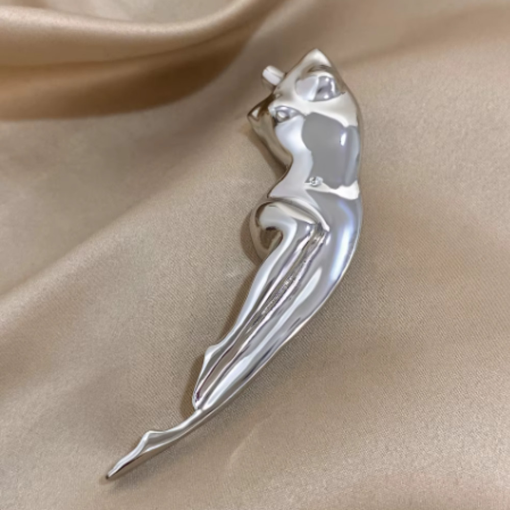 Beauty Lady Body Brooch Figure Fashion Women Men Pins Jewelry Gift USA