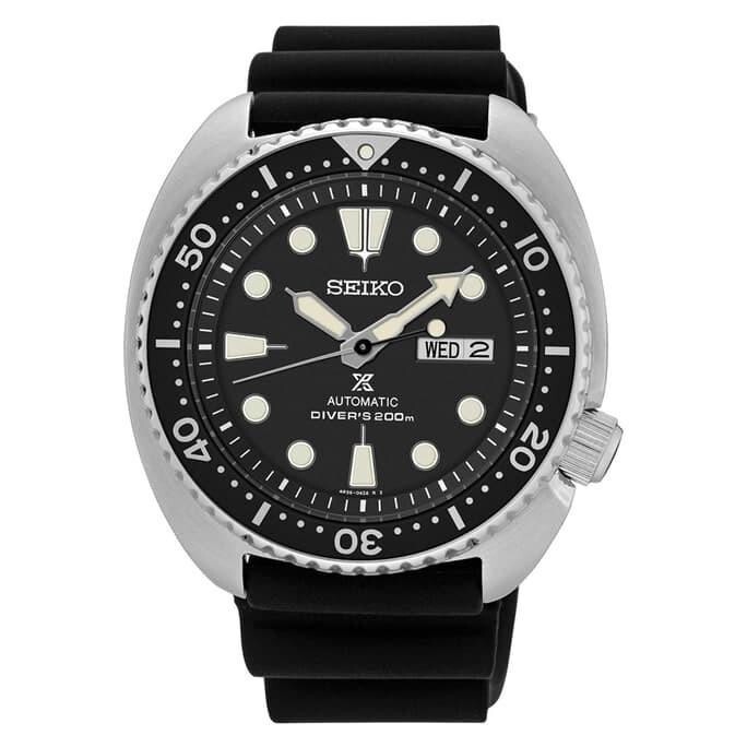 SEIKO ProspeX SRP777K1 Automatic Diver’s 200m Turtle Black Watch Rubber Band NOS