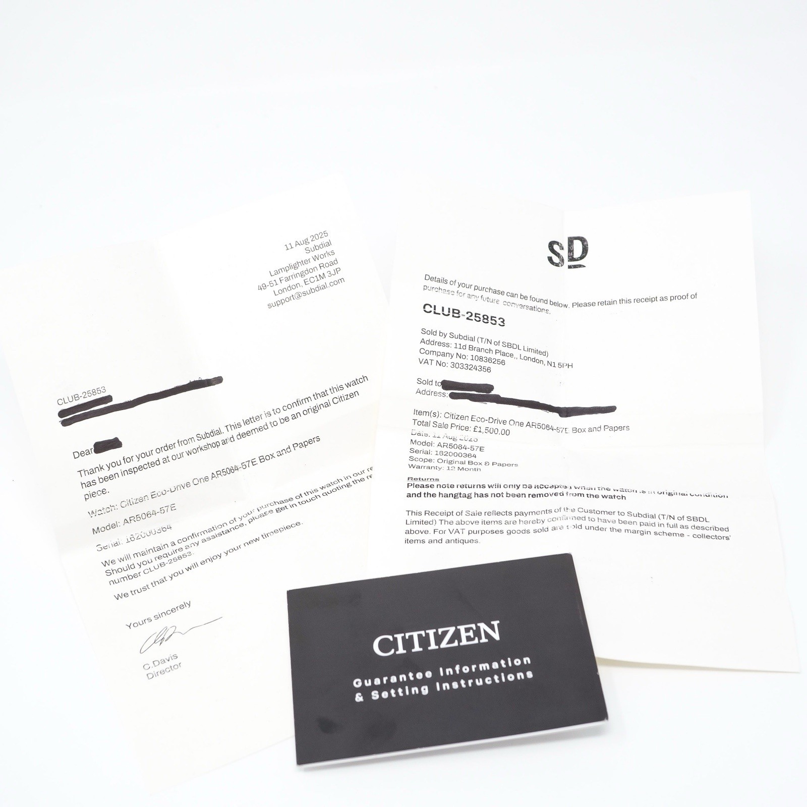Citizen Eco-Drive One AR5064-57E