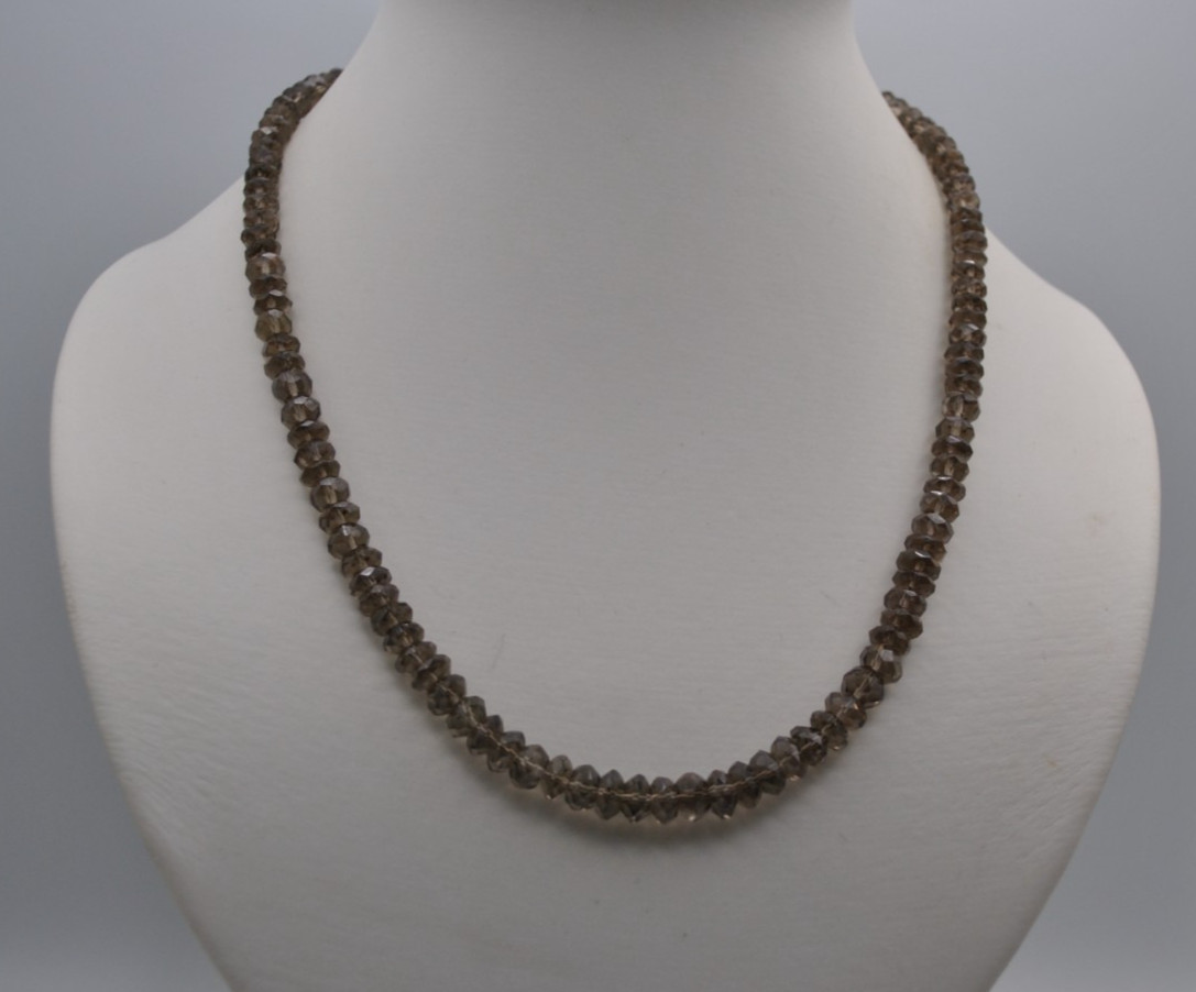 Smoky Quartz Necklace – Genuine Gemstone | Luminous Natural Stone Jewellery
