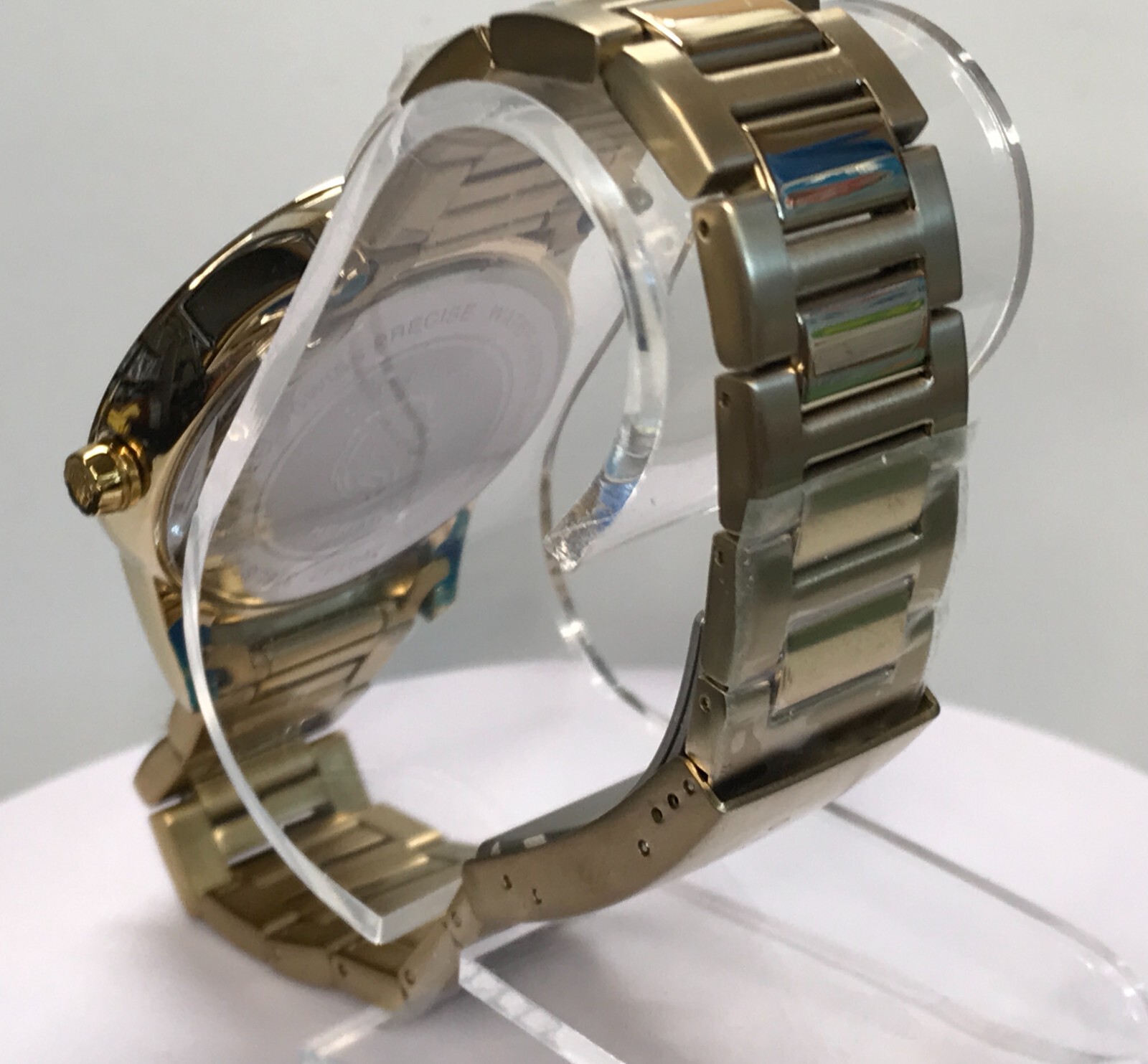 Watch NEW D’mario Heritage Switzerland NEW 18k Gold Plated All Stainless Steel