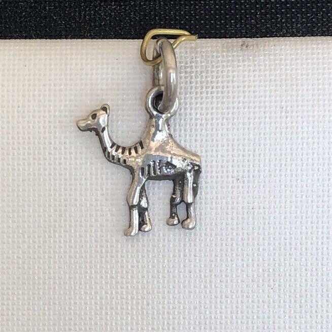 BEAUTIFUL EGYPTIAN STERLING SILVER CAMEL CHARM/PENDANT 900 Sterling Silver