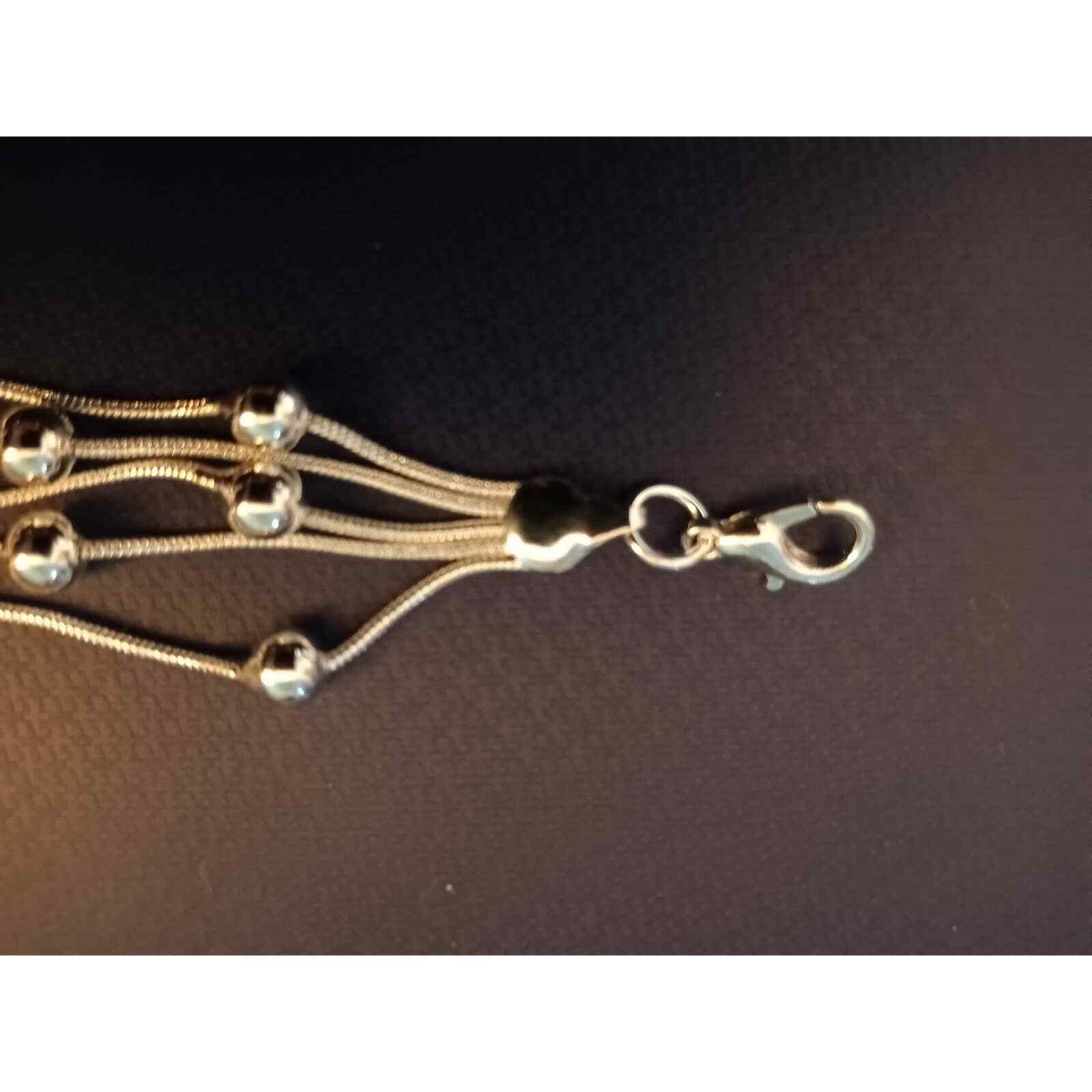 Women’s Sterling Silver Bracelet Size 7.5 inches 12 MM Lobster Claw Closure