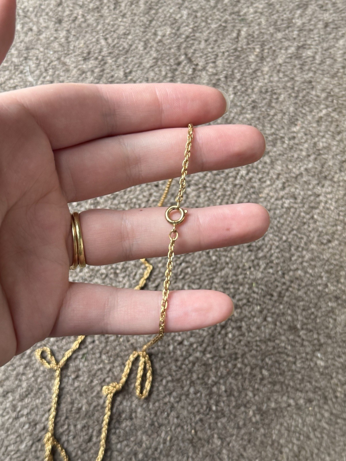 Vintage 1970s 80s Gold Played Charm Necklace – Ram Heads Heart Charms