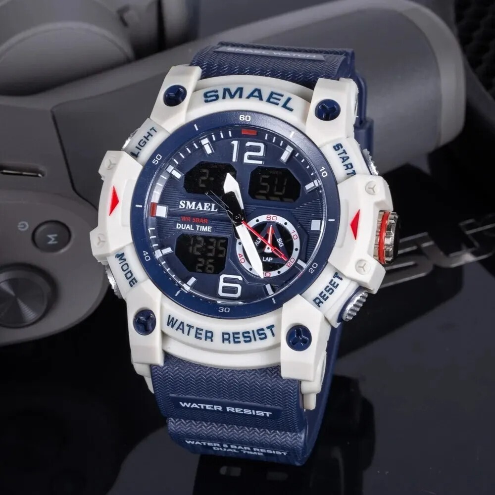 Military Tactical Waterproof Digital Sports Watch LED Backlight TAC Wristwatch