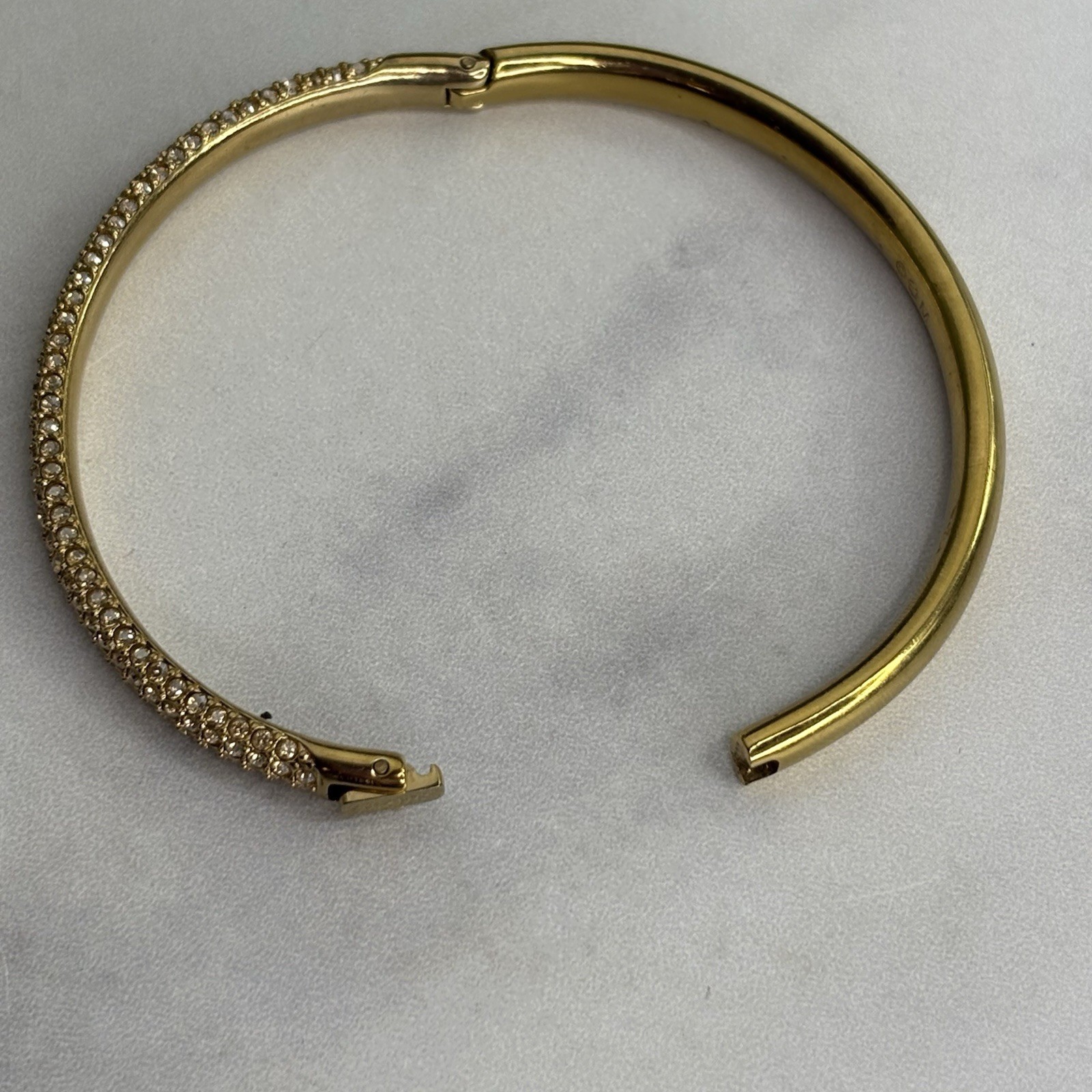 Swarovski Sublima Gold-Tone Pavé Bangle Bracelet