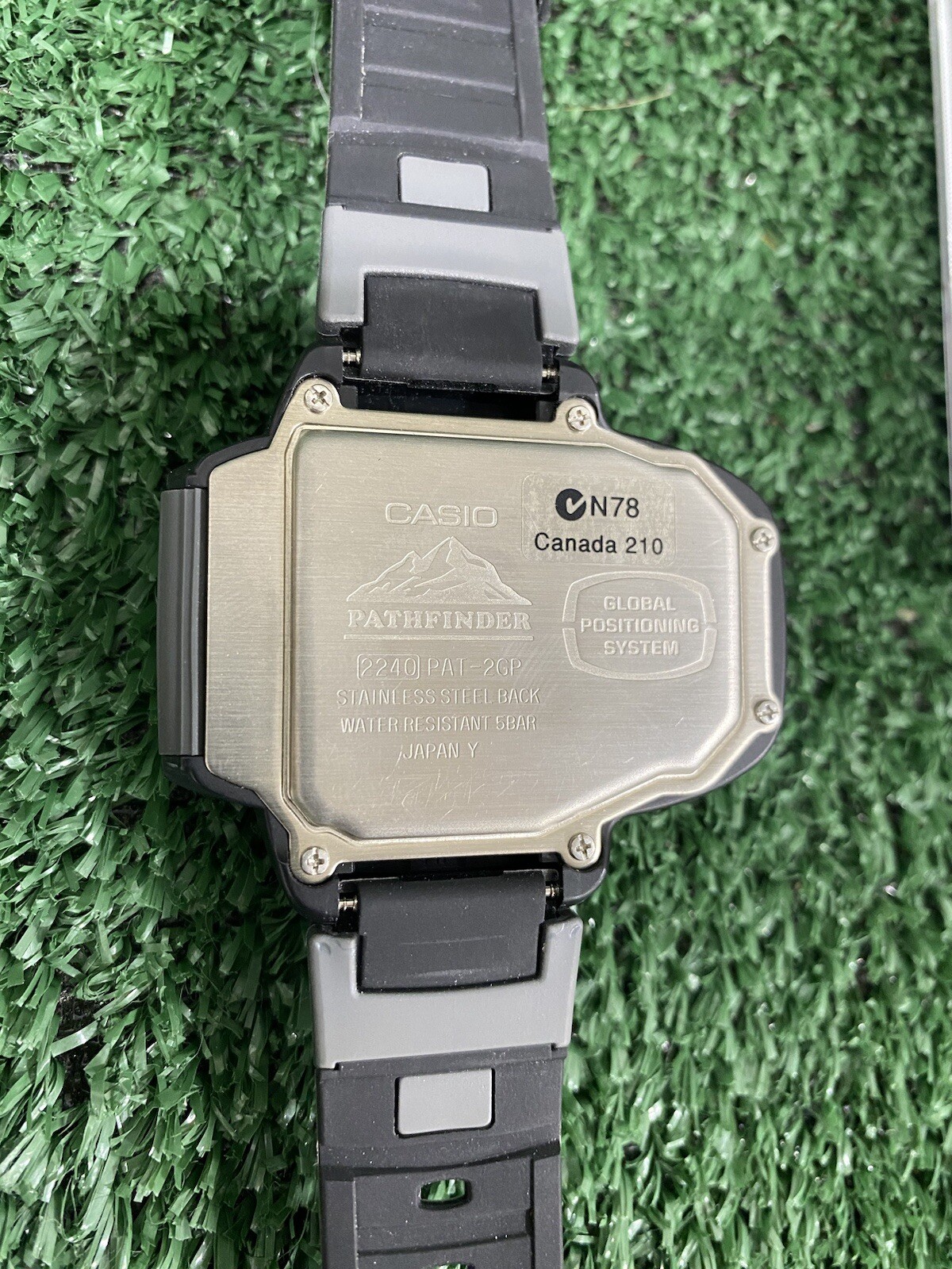 RARE VINTAGE CASIO Pathfinder PAG-2GP GPS DIGITAL Watch NO CHARGER / UNTESTED