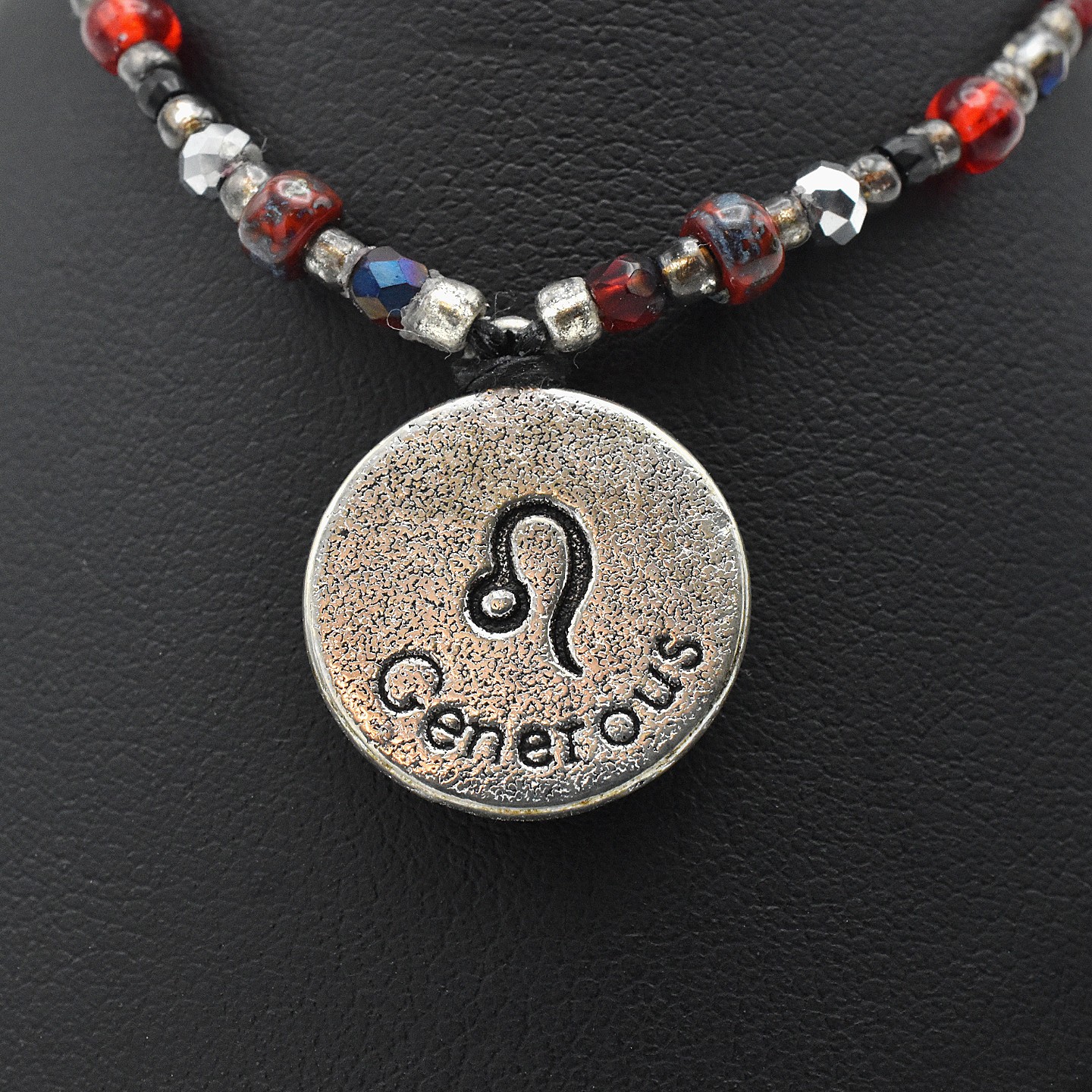 Handmade Leo Astrology Bracelet – Adjustable – One of One