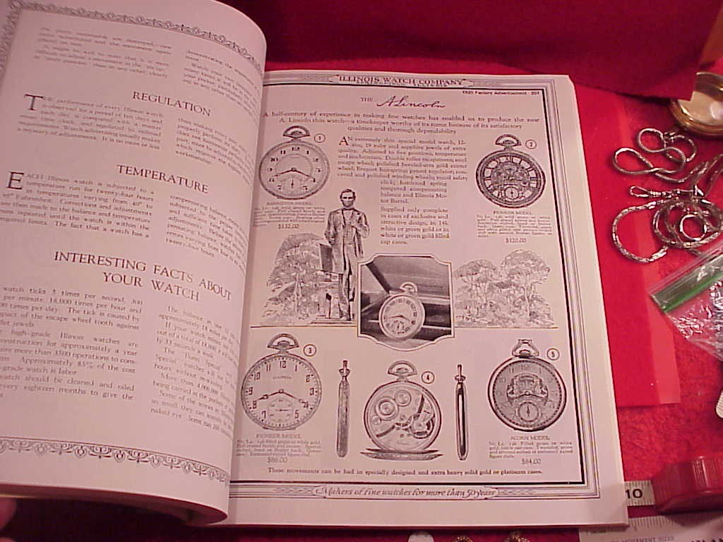 ILLINOIS BOOK American Pocket Watches Volume Two Roy Ehrhardt 1985 LIBRARY COPY