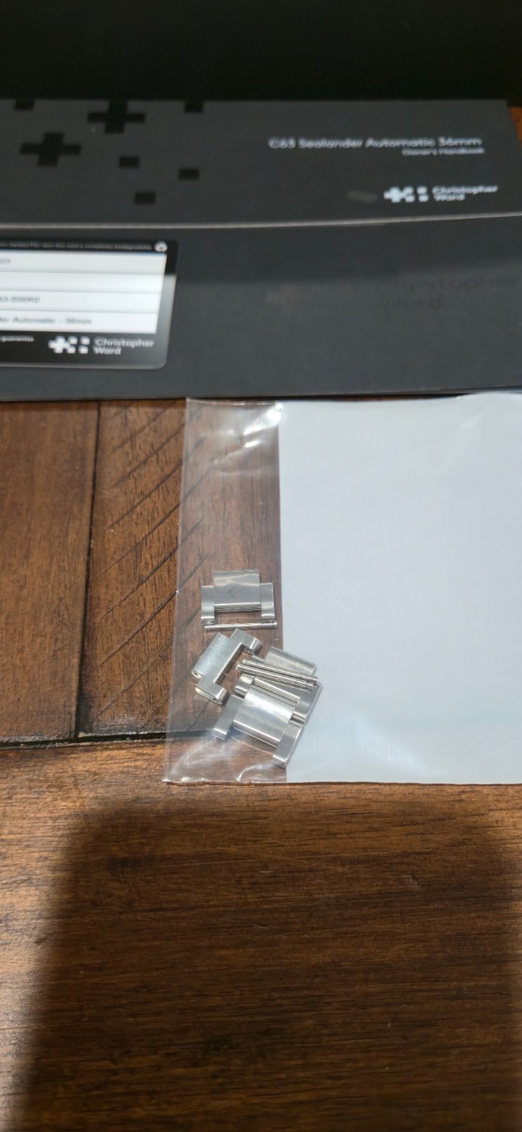 CHRISTHOPER WARD C63 SEALANDER 36MM with box and papers
