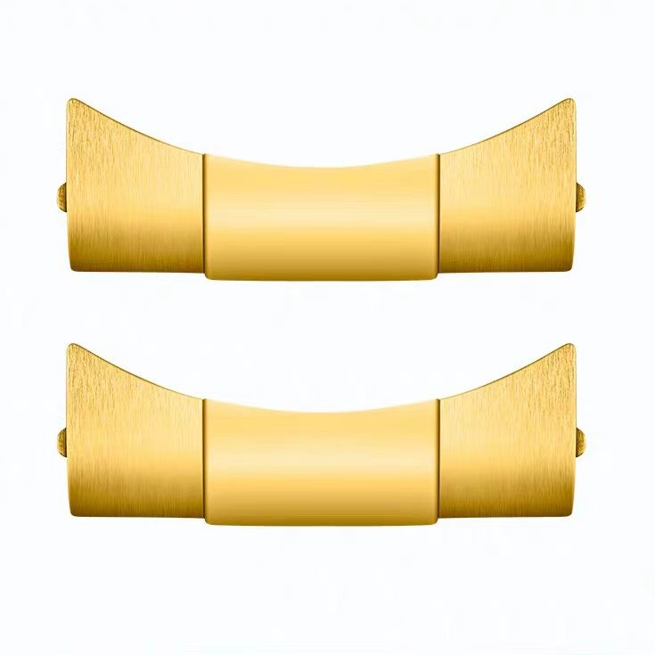 20 21 22mm Top Quality SS Curved End Link for RolexSub Daytona DJ SD Rubber Band