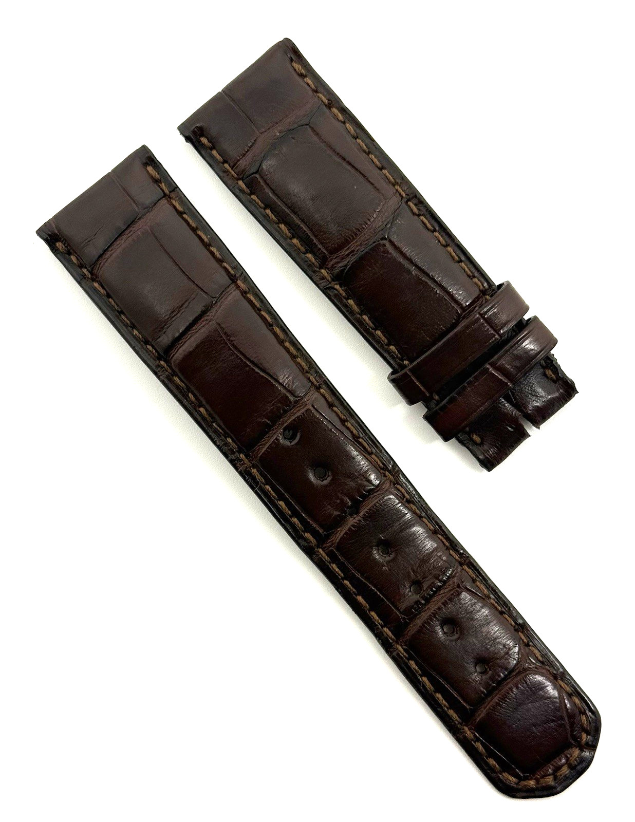 A. Lange & Sohne 20mm x 18mm Brown Alligator Watch Strap Band Authentic OEM