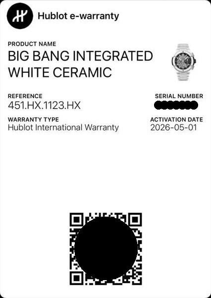 Hublot Big Bang Integrated White Ceramic 42mm *5 YEARS WARRANTY!* 451.HX.1123.HX