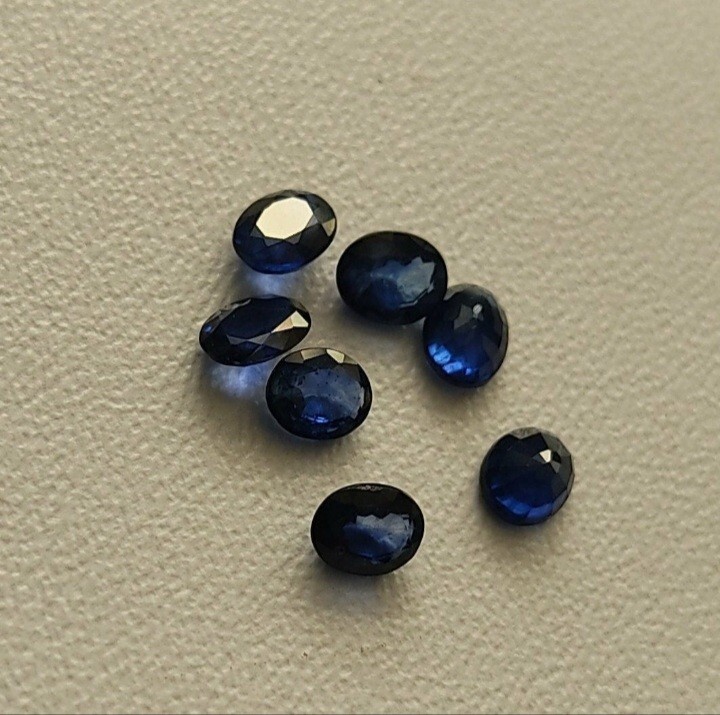 Blue Sapphire Oval Cut Genuine Loose Gemstone Oval Shape 4x5mm, 5×7 mm