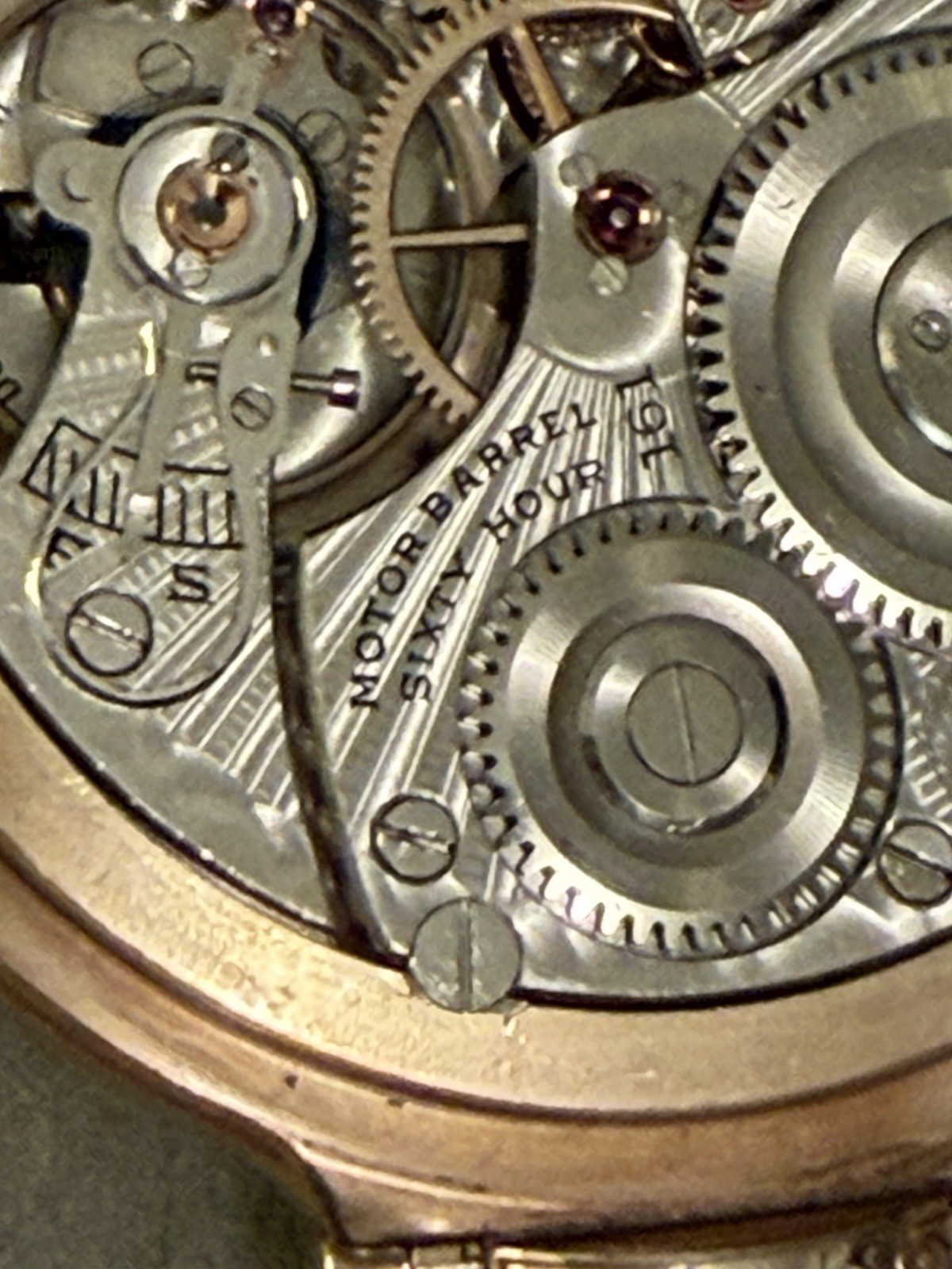 ILLINOIS 161 BUNN SPECIAL 60-HR. 21j 10k GF OF MONTGOMERY 16s RR POCKET WATCH 31