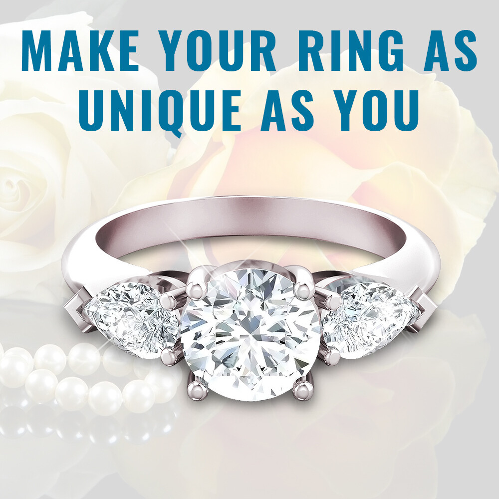 4 Ct Round Cut Diamond Hidden Halo Wedding Engagement Ring 14K White Gold Finish
