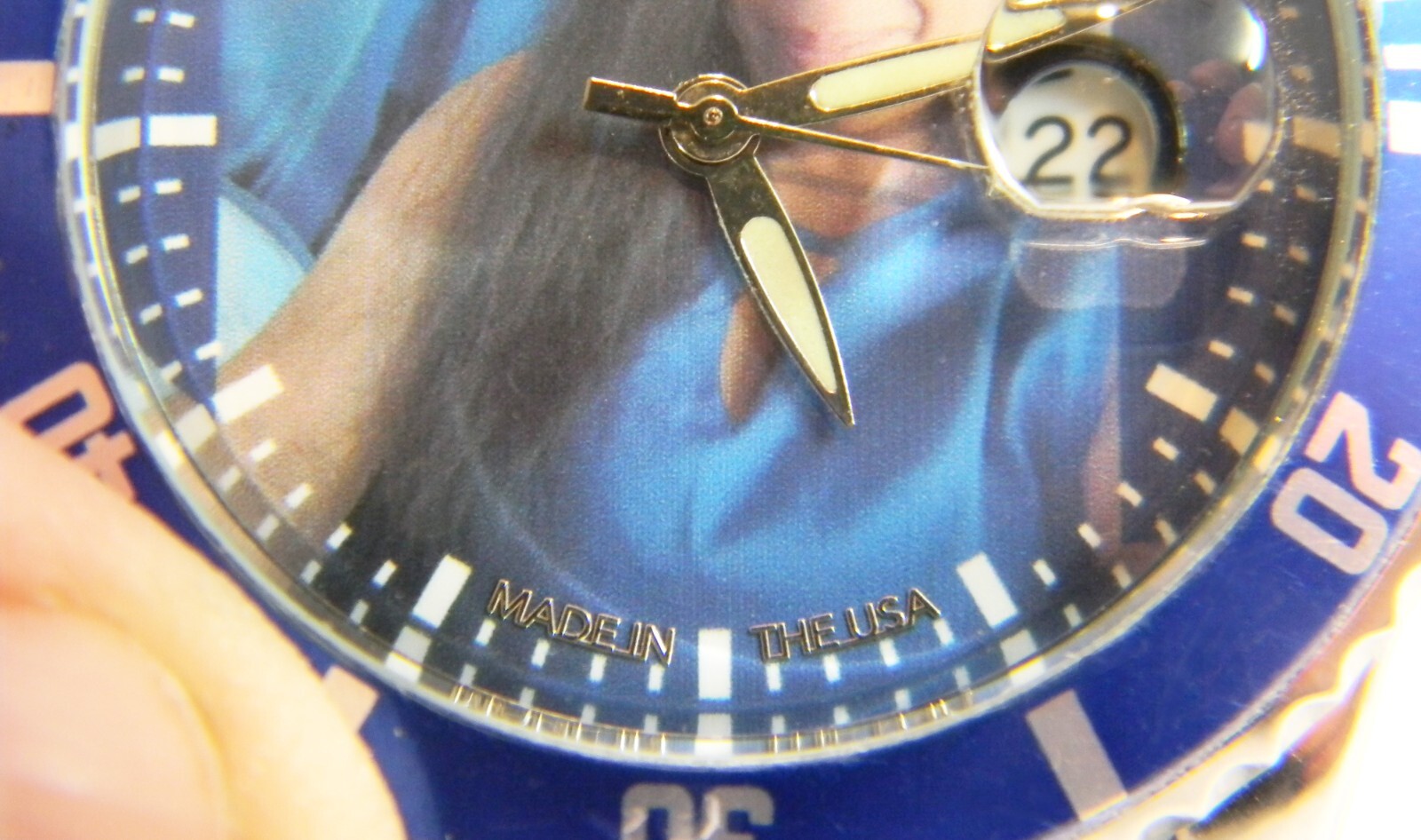 CUSTOM dial Micro logo emblem watch Metal Steel Adhesive 3D Silver Gold Black