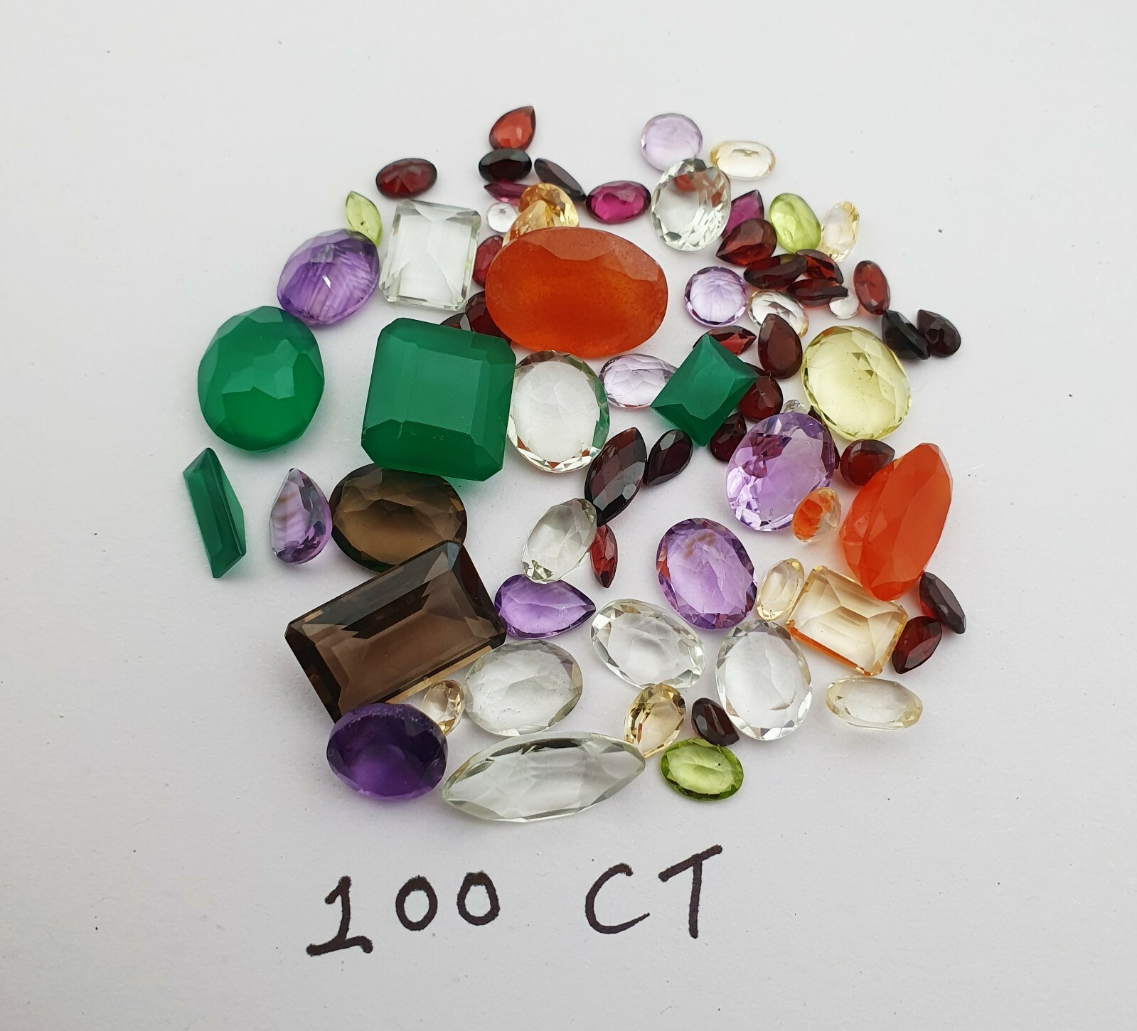 100 Ct Lot of Mix Faceted Stone~ Choose Your Lot