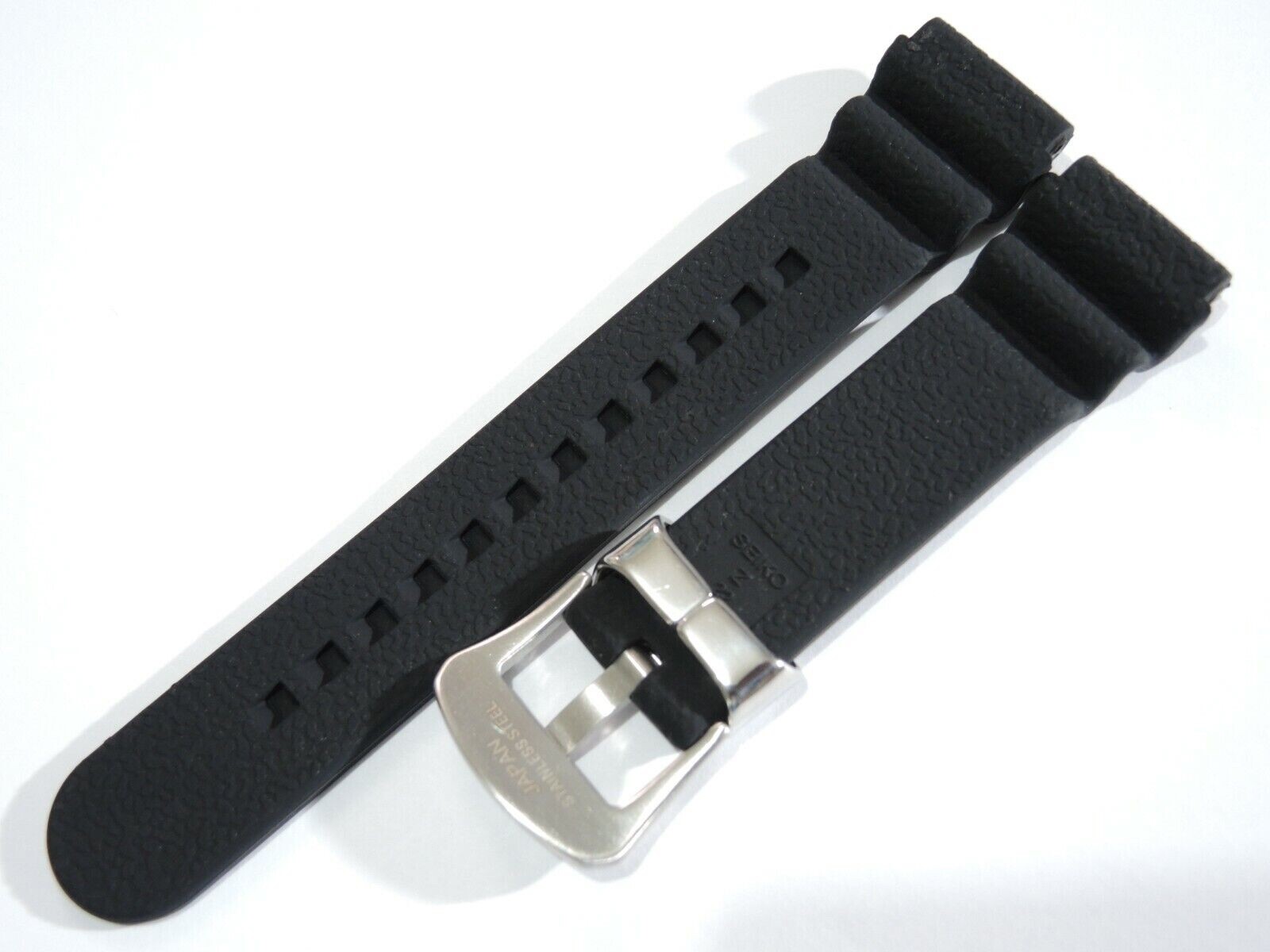 NEW 22MM BLACK SILICONE RUBBER STRAP DIVERS SRP TURTLE OR SKX007/6309-7040 WATCH