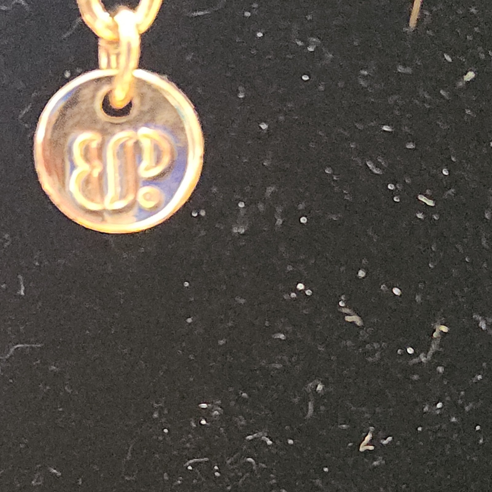 BP Rose Gold Triangle Quartz with CZ Accents Pendant Necklace