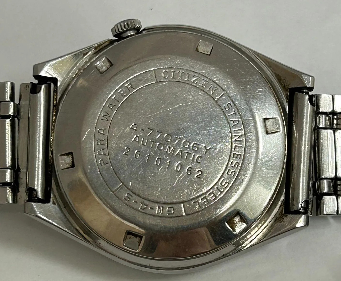 [Salt] Working condition CITIZEN SEVENSTAR V2 automatic watch GN-4-5 Citizen Sev
