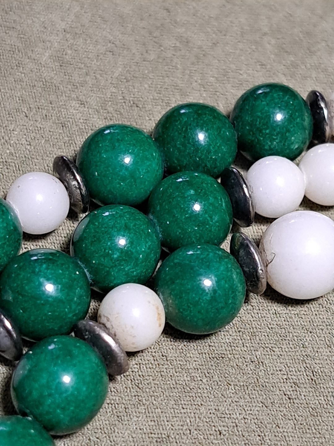 Vintage Mid 20th Century Gemstone 32″ Necklace