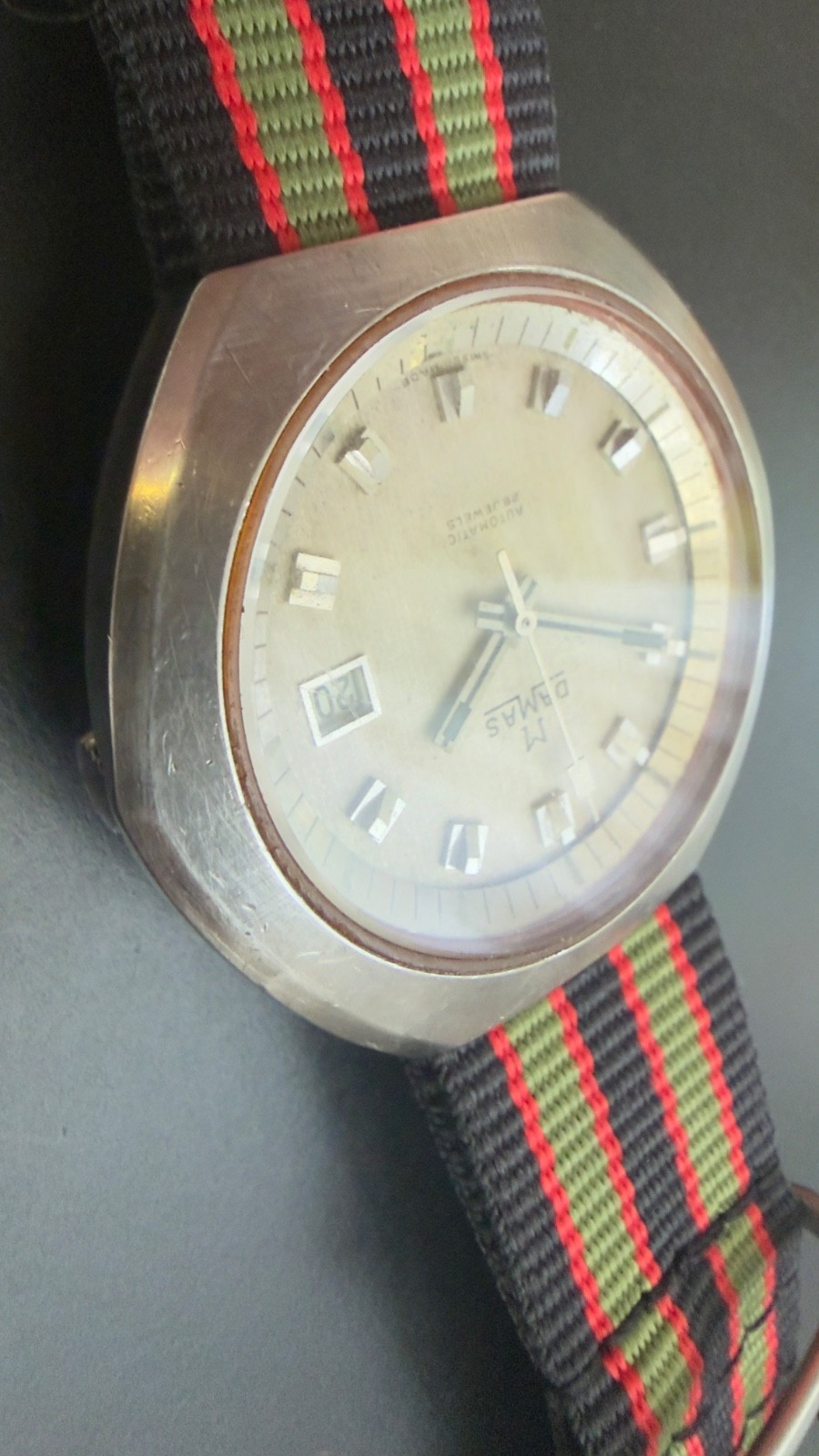 Vintage Damas Automatic 25 Jewels ETA 2783 42mm Swiss Made 1970s