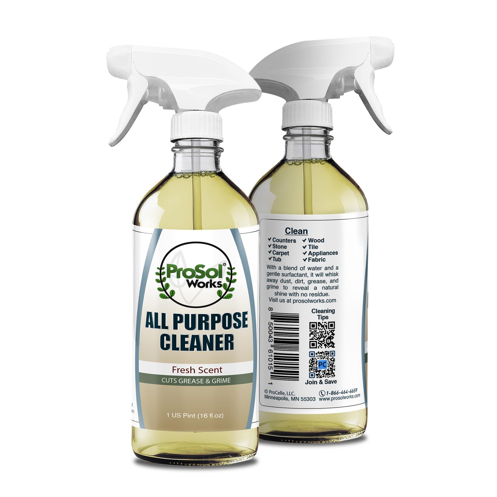PROSOL WORKS All Purpose Cleaner Cleaning Spray 16 oz – 16 Fl Oz (Pack of 1)